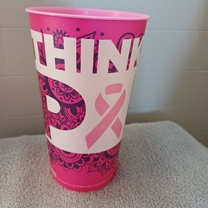 Breast cancer pink cup